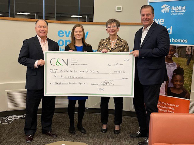 C&N Donates to Habitat for Humanity