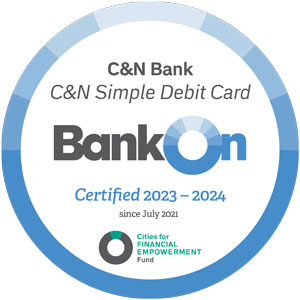 C&N Simple Debit Card Bank On Ceritfication