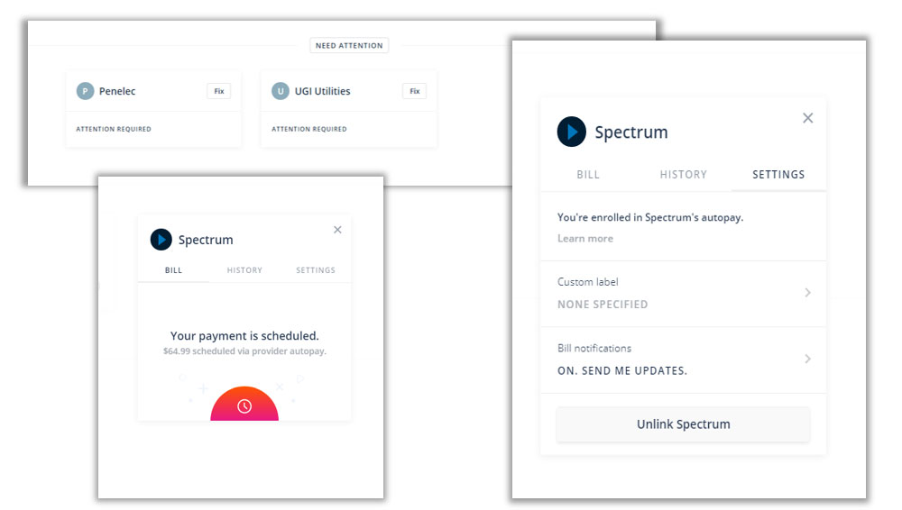 Viewing Bills