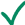 green checkmark